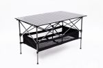 Set of 3, Folding Outdoor Table and Chairs Set for Indoor, Outdoor Camping, Picnics, Beach,Backyard, BBQ, Party, Patio, Black/Green